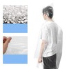 Unique Bargains Disposable Rain Ponchos  Raincoats Waterproof Lightweight for Men and Women with Hood and Sleeves Clear - 3 of 4