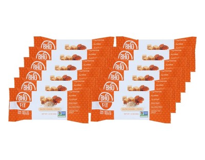 Bhu Salted Caramel and Pecan Bar - 12 bars, 1.6 oz