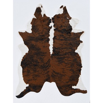 5'x6'6" Faux Cow Hide Rug - Linon