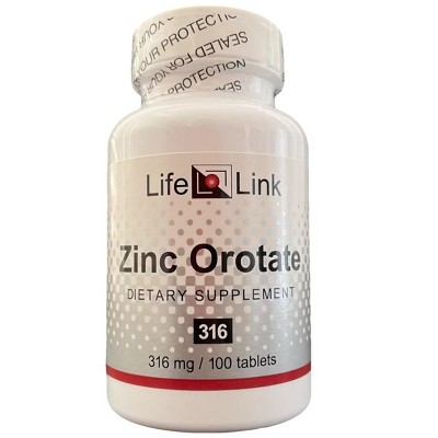 Zinc Orotate by LifeLink  -  100 Tablet