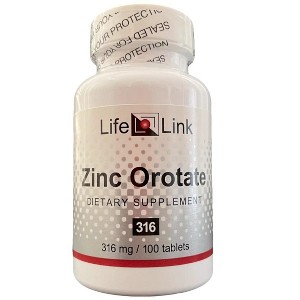 Zinc Orotate by LifeLink  -  100 Tablet - 1 of 1