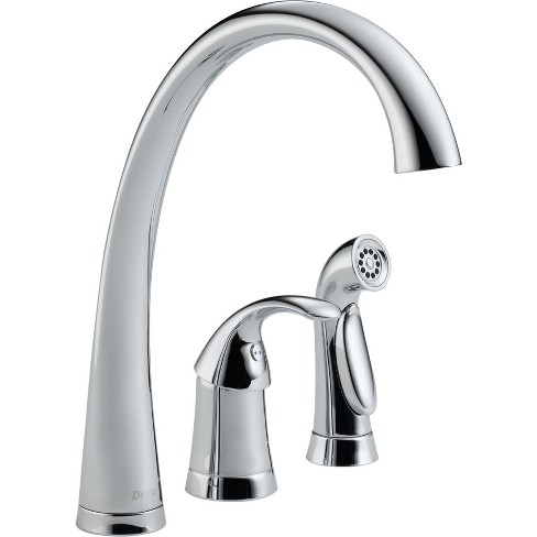 Delta 19950 Sssd Dst Arabella Single Handle Pull Down Kitchen Faucet With Soap Dispenser Brilliance Pull Out Kitchen Faucet Sink Soap Dispenser Kitchen Faucet