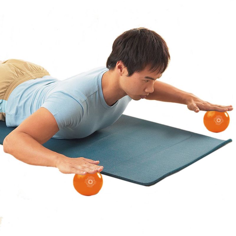 Stott Pilates Toning Ball 2pk - Orange 1lbs, 3 of 5