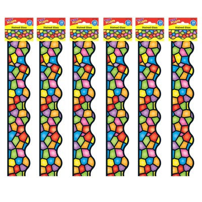 Trend Stained Glass Terrific Trimmers, 39 Feet Per Pack, 6 Packs