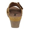 GC Shoes Selly Cross-Strap Flower Comfort Slide Wedge Sandals - 3 of 4