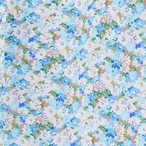 blue floral