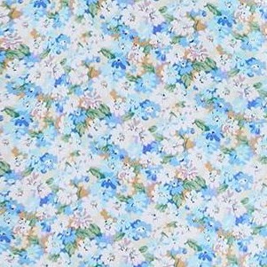 blue floral