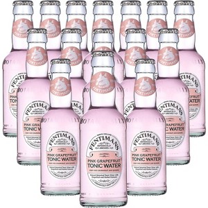 Fentimans Botanically Brewed Natural Pink Grapefruit Tonic 15 Pack, 6.7 fl oz Bottles – Premium Mixer for Cocktails & Refreshing Drinks - 1 of 4