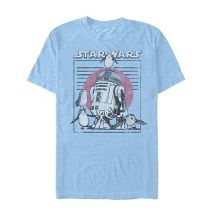 Men's Star Wars The Last Jedi R2-D2 Porg Party T-Shirt - 1 of 3