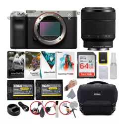 Sony Alpha a7C Full-Frame Mirrorless Camera (Silver) Bundle with FE 28-70mm Lens