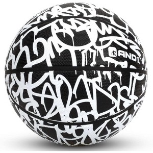 AND1 Chaos Rubber Basketball: Office Regulation Size (29.5 inches) Streetball, Made for Indoor Outdoor Games - 1 of 4