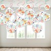 Big Dot of Happiness Let's Be Fairies - Fairy Garden Birthday Party Hanging Decor - Party Decoration Swirls - Set of 40 - 3 of 4