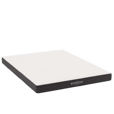 Modway Aveline 6" Queen Memory Foam Mattress – CertiPUR-US Certified Pressure-Relieving Sleep Support