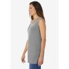Woman Within Plus Size Perfect Sleeveless Shirred V-Neck Tunic - 4 of 4