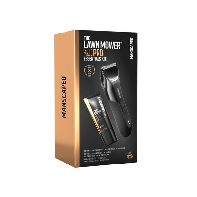MANSCAPED The Lawn Mower 4.0 Pro Essentials Kit, SkinSafe Electric Groin and Body Hair Trimmer,  Men's Grooming Gift Set