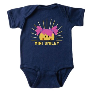 The Juniper Shop Mini Smiley Aria Sunshine Baby Short Sleeve Bodysuit - 1 of 4