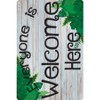 Smart Poly® Computer Mouse Pad, 8" x 10", Everyone is Welcome Here, Beech Wood, Greenery, Pack of 6 - 3 of 3