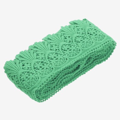 Unique Bargains Cotton Vintage Hollow Lace Decorative Ribbon Trim 4.8 Yards x 3 Inch