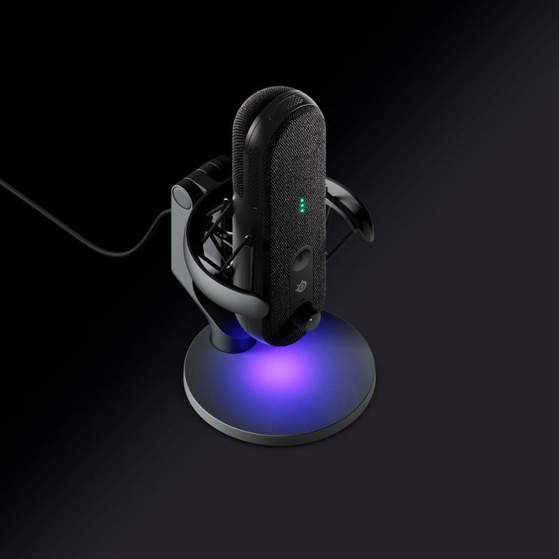 SteelSeries 61601 Alias USB Microphone for Gaming, Broadcasting, and Podcasting Black Certified Refurbished, 4 of 6