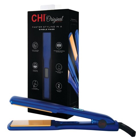 Blue flat iron sale