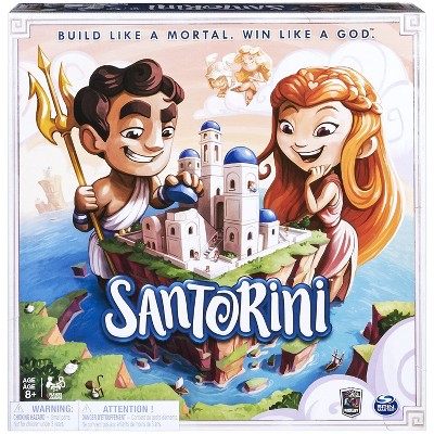 Spin Master Games Santorini Strategy Based Family Board Game for Kids & Adults, Ages 8+, Up to 6 Players