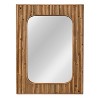 Storied Home Natural Rattan Framed Wall Mirror - 4 of 4