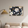 Art Remedy Navy Elegance Floral Elegant realistic Floral Wall Art Framed - 2 of 4