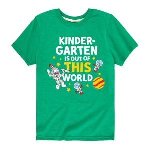 Boys' - Dr. Seuss - Kindergarten Out Of This World Short Sleeve Graphic T-Shirt - 1 of 4