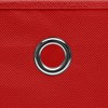 vidaXL Storage Boxes 4 pcs Red 12.6"x12.6"x12.6" Fabric - 4 of 4