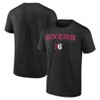 NBA Philadelphia 76ers Men's Black Bi-Blend T-Shirt - 3 of 3