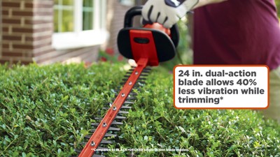 Black & Decker 24 in. Hedge Trimmer with Rotating Handle