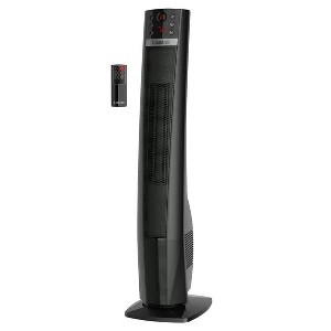 Lasko 32" 1500W Oscillating Ceramic Tower Heater, Remote Control, Timer, Black, CT32791 - 1 of 4