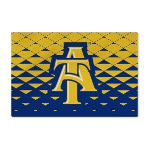 North Carolina A&T Aggies NCAA Dropzone Washable Rug 20X32 Inches - 1 of 4