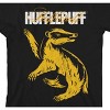 Harry Potter Hufflepuff Grunge Effect Black T-Shirt Toddler Boy to Youth Boy - 2 of 3