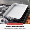 Bobby Flay by GreenPan 18"x11" Professional Ceramic Nonstick Double Burner Griddle - 4 of 4