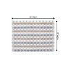 Home Weavers Orion Collection 100% Cotton Bathroom Rug, Non Slip Bath Mat Water Absorbent Soft Shaggy Mat Machine Washable - 3 of 4
