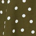 olive polka dot