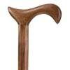 Brazos Twisted Wood Grain Wood T-Handle Cane 34 Inch Height - 3 of 4