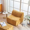 KWPZQEB Lazy Chair with Ottoman, Modern Accent Lounge Chair, Reading Sofa Chairs with Footrest, Foam Compression Sofa for Living Room, Bedroom - 4 of 4