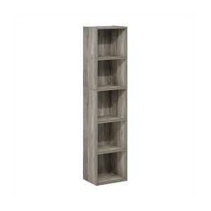 HOMLUX 5-Tier Cube Bookcase Bookshelf Storage Organizer Living Room, Bedroom, Kids Room - 1 of 4
