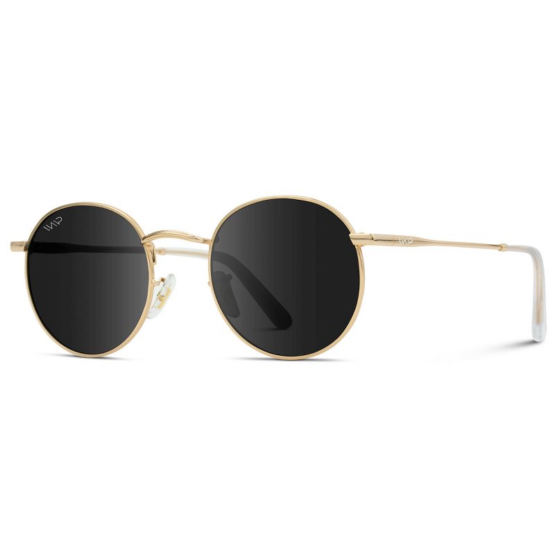 WMP Eyewear Trendy Round Metal Frame Polarized Sunglasses, 2 of 5
