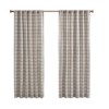 Kumasinova 84"/95"/108" Plaid Rod Pocket Bedroom Curtains,Back Tab Window Curtains with Wool Lining,Insulated kitchen Curtains for Living Room,Bedroom - 2 of 4