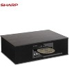 Sharp CD-BH10 Retro Bluetooth CD Player & Wood Speaker System with USB FM Tuner AUX - 3 of 4
