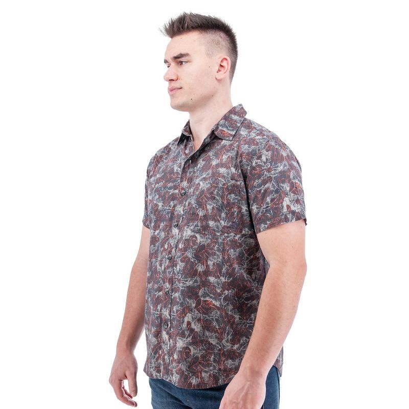Men's Ecoths Jericho Relaxed Fit Short Sleeve Button Down Shirt, 4 of 6