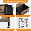 Tall 12-Drawer Fabric Dresser with Side Pockets - Storage Organizer, Closet Chest of Drawers for Bedroom - 4 of 4