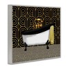 Stupell Industries Bathroom in Deco Style Black Framed Giclee Art - 3 of 4