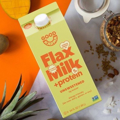 Good Karma Dairy-Free Unsweetened Flaxseed Milk - 64 fl oz