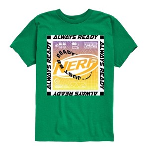 Boys' - NERF - Nerf Grid Gradient Short Sleeve Graphic T-Shirt - 1 of 3