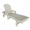 WestinTrends Malibu 3 Piece Adirondack Reclining Chaise Lounge With Arms & Wheels - 4 of 4