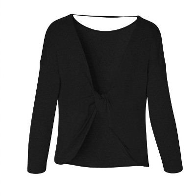 Women's Calypso Long Sleeve Draped Back Top - Twelve Eighty Eight